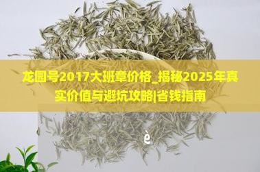 龙园号2017大班章价格