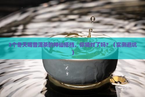 冬天普洱茶和什么泡好