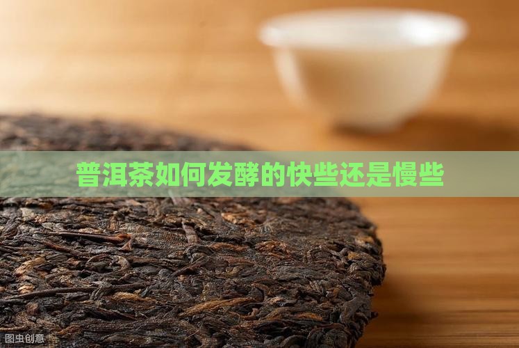 普洱茶如何发酵的快些还是慢些