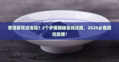 普洱茶膏没泡完