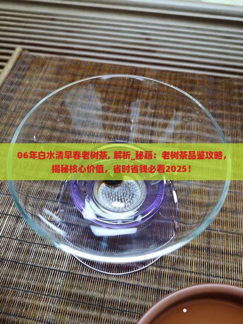 06年白水清早春老树茶