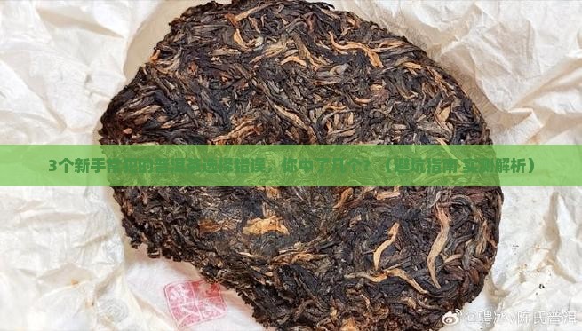 普洱茶新茶还是陈茶