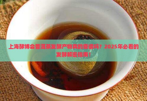 上海酵博会普洱茶发酵产物