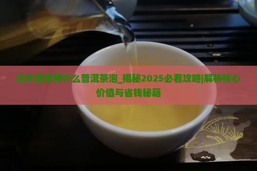 功夫茗茶用什么普洱茶泡
