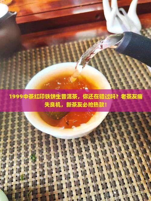 1999中茶红印铁饼生普洱茶