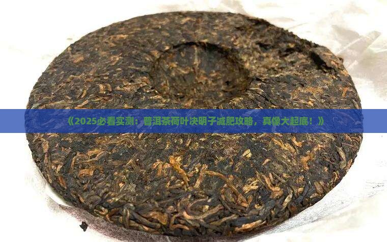 普洱茶荷叶决明子能减肥吗