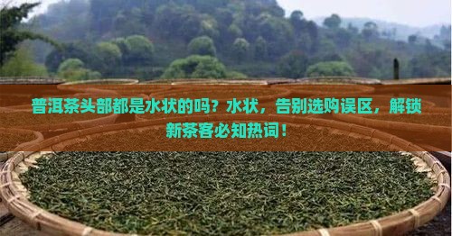 普洱茶头部都是水状的吗