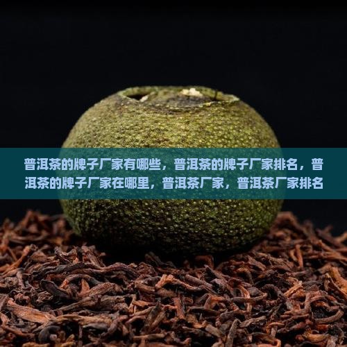 普洱茶的牌子厂家