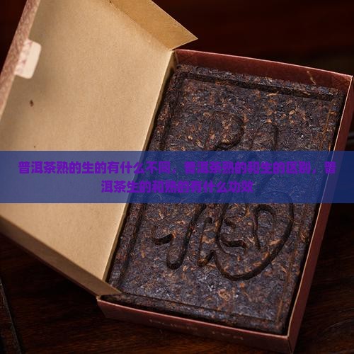 普洱茶熟的生的有什么不同