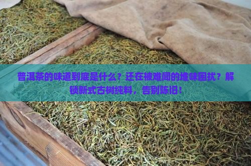 普洱茶的味道什么味道
