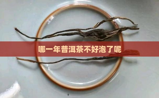 哪几年普洱茶不好泡了呢