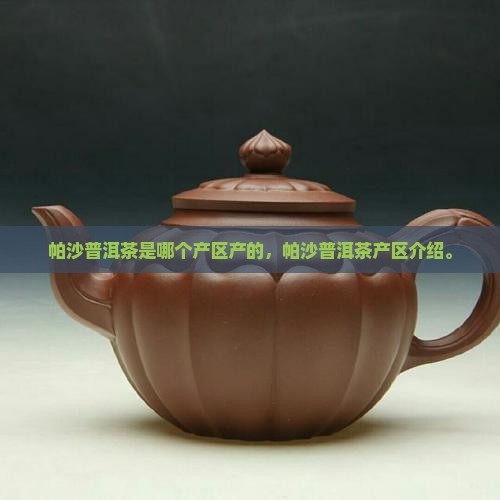 帕沙普洱茶是哪个产区产的