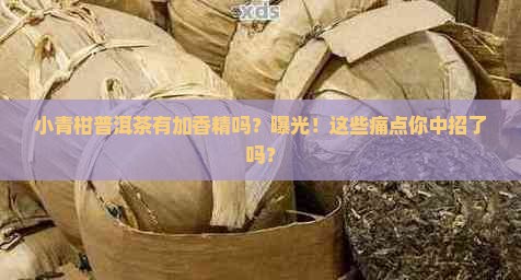 小青柑普洱茶是否有加香精