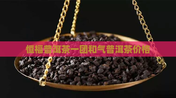 恒福普洱茶一团和气价格