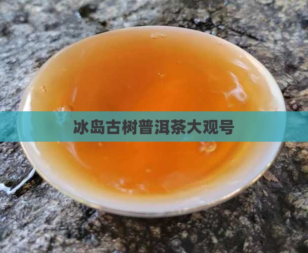 大观号冰岛古树茶