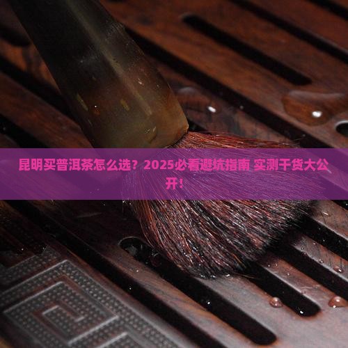 在昆明如何选购普洱茶