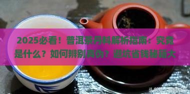 普洱茶丹料是什么意思