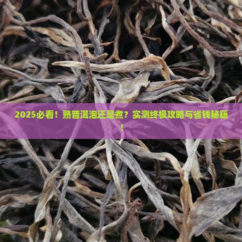 熟普洱泡还是煮
