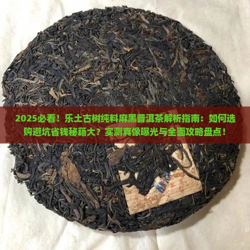 乐土古树纯料麻黑普洱茶