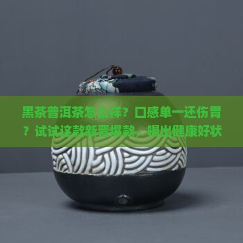 黑茶普洱茶怎么样