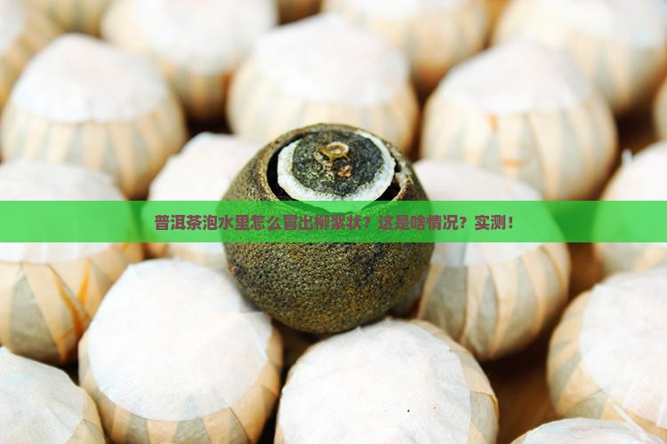 普洱茶泡了水里看有柳絮状