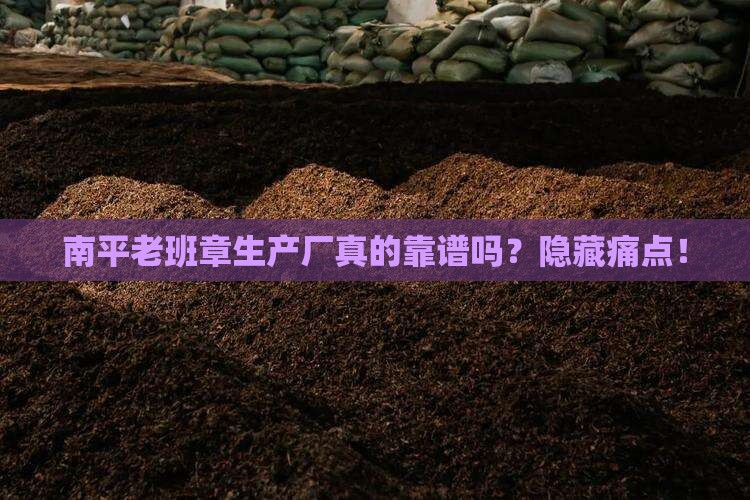 南平老班章生产厂