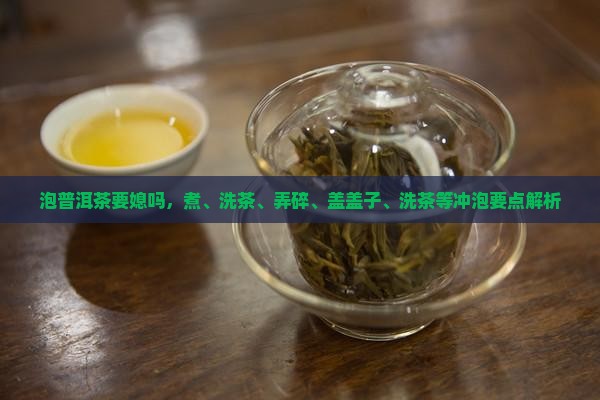 泡普洱茶要媳吗
