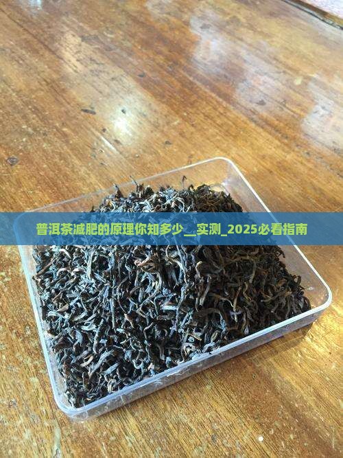 普洱茶减肥的原理你知多少