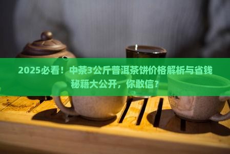 中茶3公斤普洱茶饼多少钱