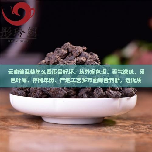 云南普洱茶怎么看质量好坏