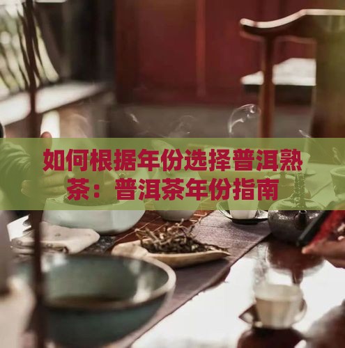 怎样选普洱熟茶的年份