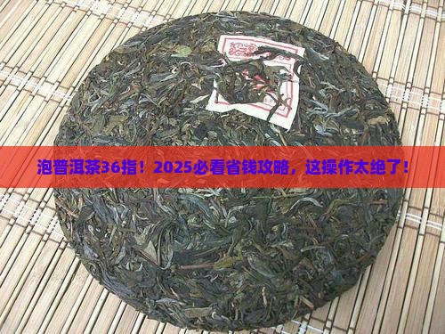 泡普洱茶36指什么