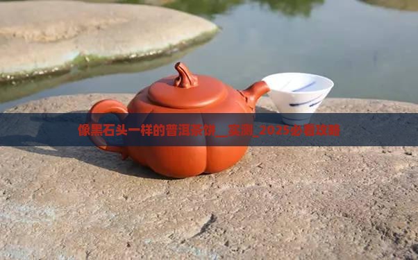 像黑石头一样的普洱茶饼