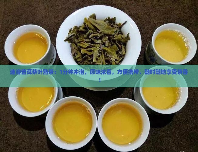 速溶普洱茶叶熟茶