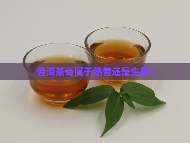 普洱茶膏属于熟普还是