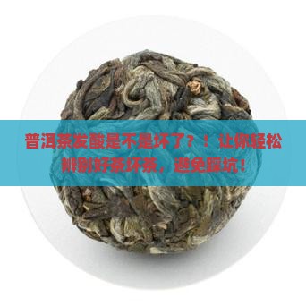 普洱茶发酸是不是坏了