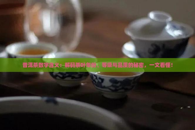 普洱茶数字含义