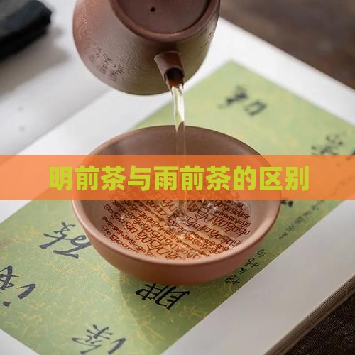 明前茶与雨前茶的区别