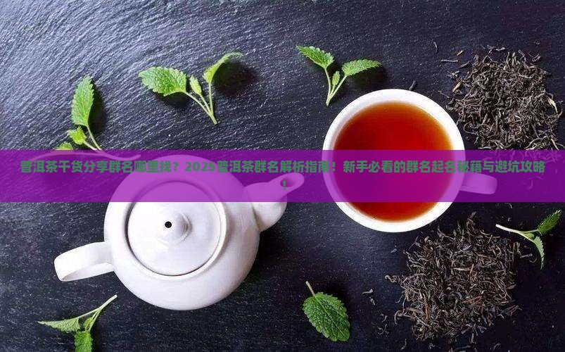 普洱茶干货分享群名