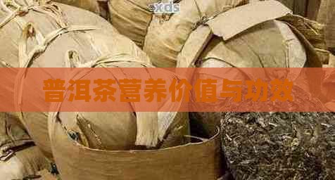 普洱茶营养价值与功效