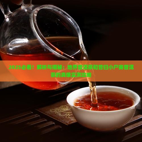 地界普洱茶和昔归小户赛普洱茶