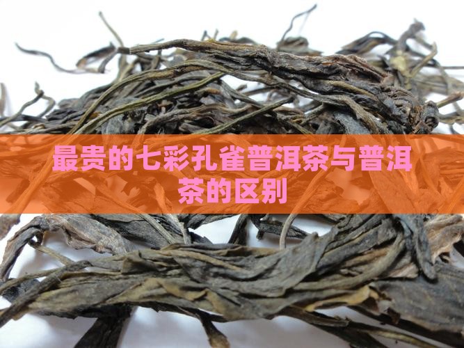 最贵的七彩孔雀茶叶