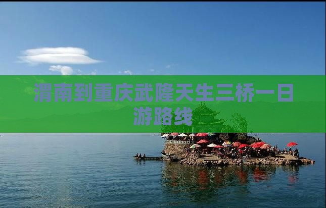 渭南到重庆武隆天生三桥一日