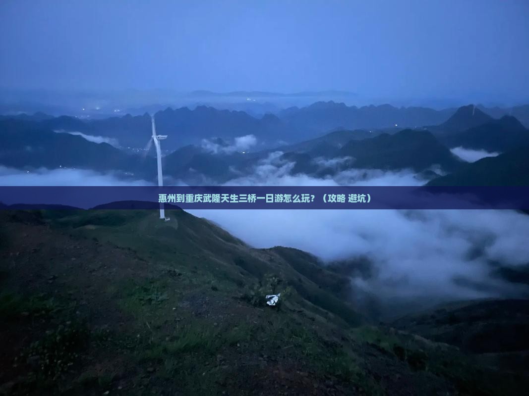 惠州到重庆武隆天生三桥一日