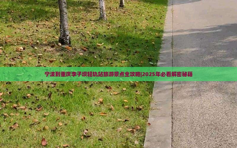 宁波到重庆李子坝轻轨站景点