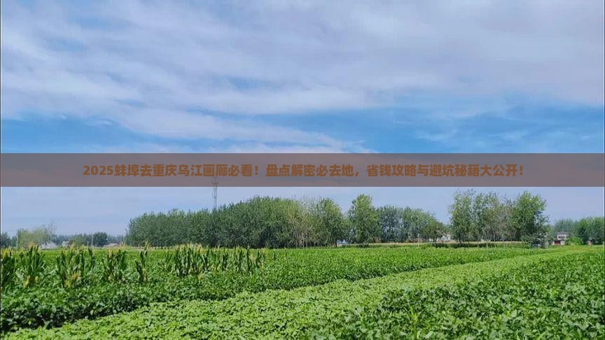 蚌埠去重庆乌江画廊必去地