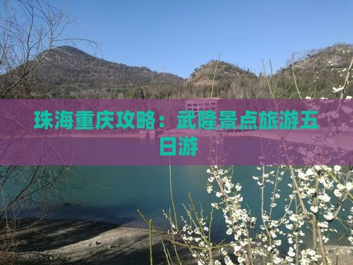 珠海去重庆武隆五日游