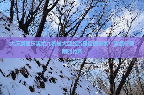 大庆到重庆蚩尤九黎城大型旅游团