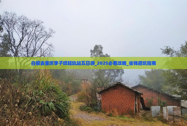 白银去重庆李子坝轻轨站五日游