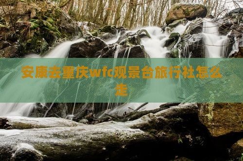 安康去重庆wfc观景台旅行社
